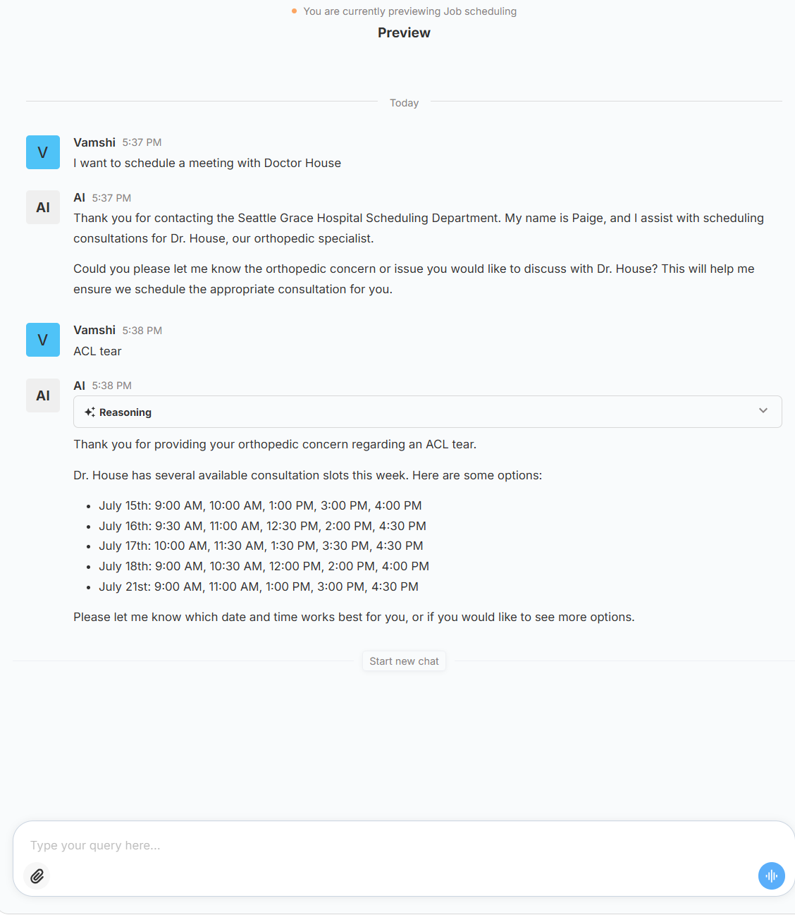 Preview window
