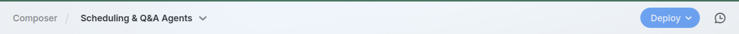 Composer header bar