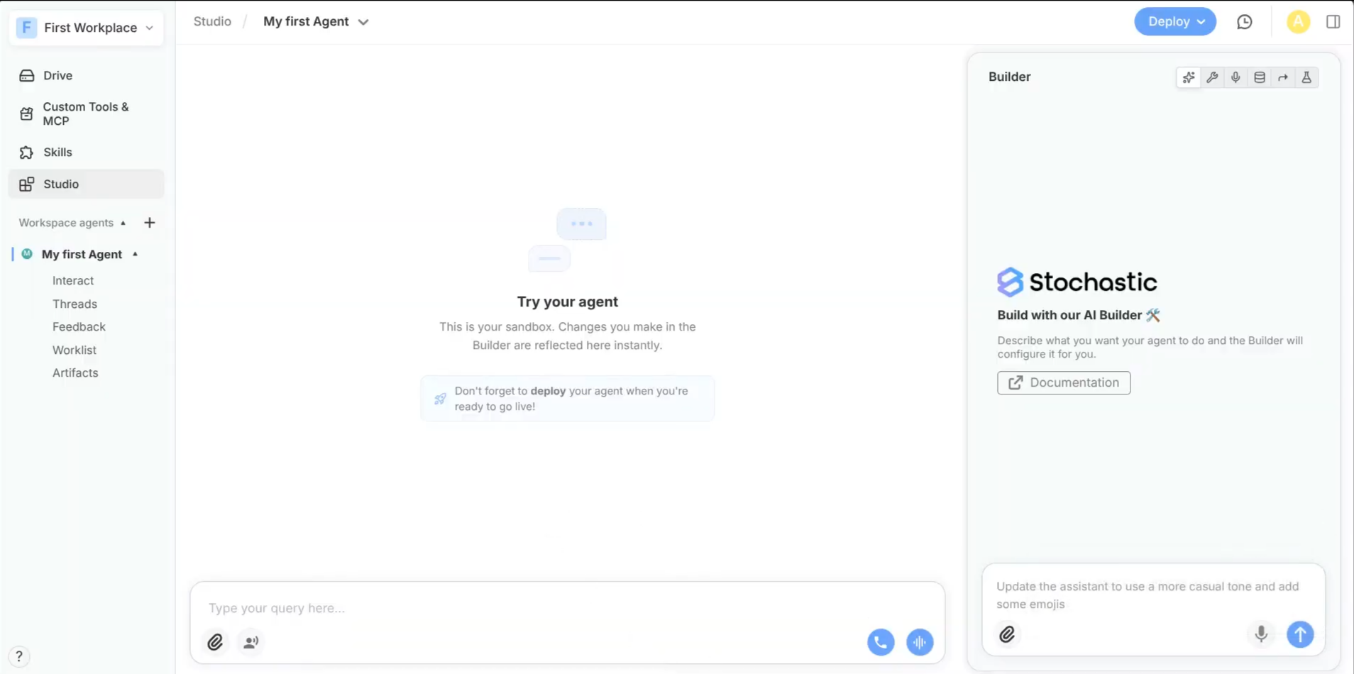 Platform layout in Composer