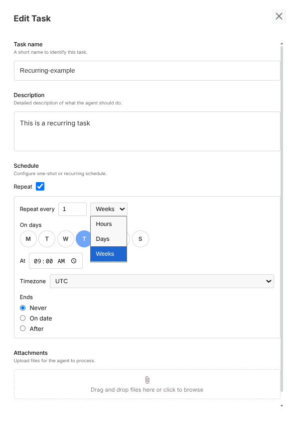 worklist recurring